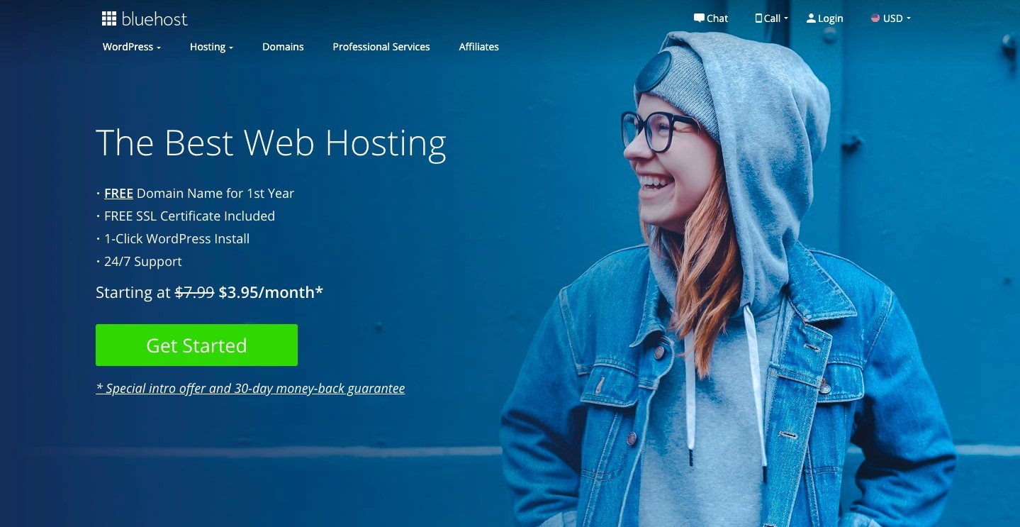 Bluehost about