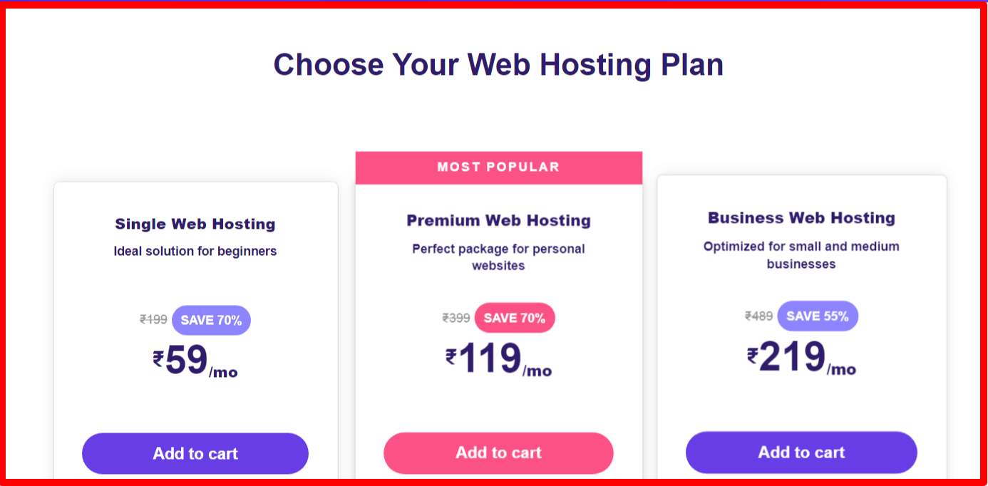 Choose Your Hostinger Plan