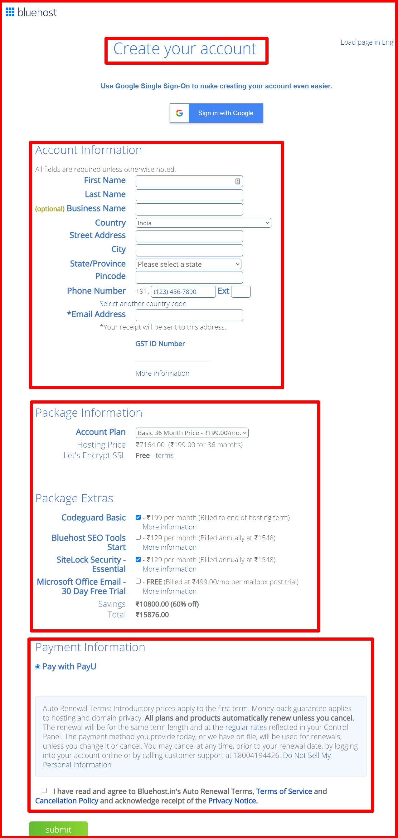 Create-Your-Account-Bluehost-in