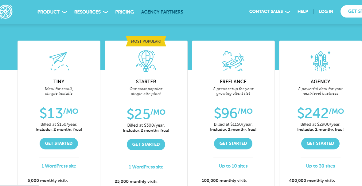 Flywheel WordPress Hosting Plans