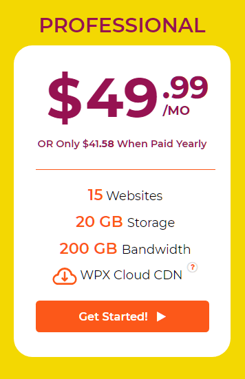 WPX Hosting Elite Plan